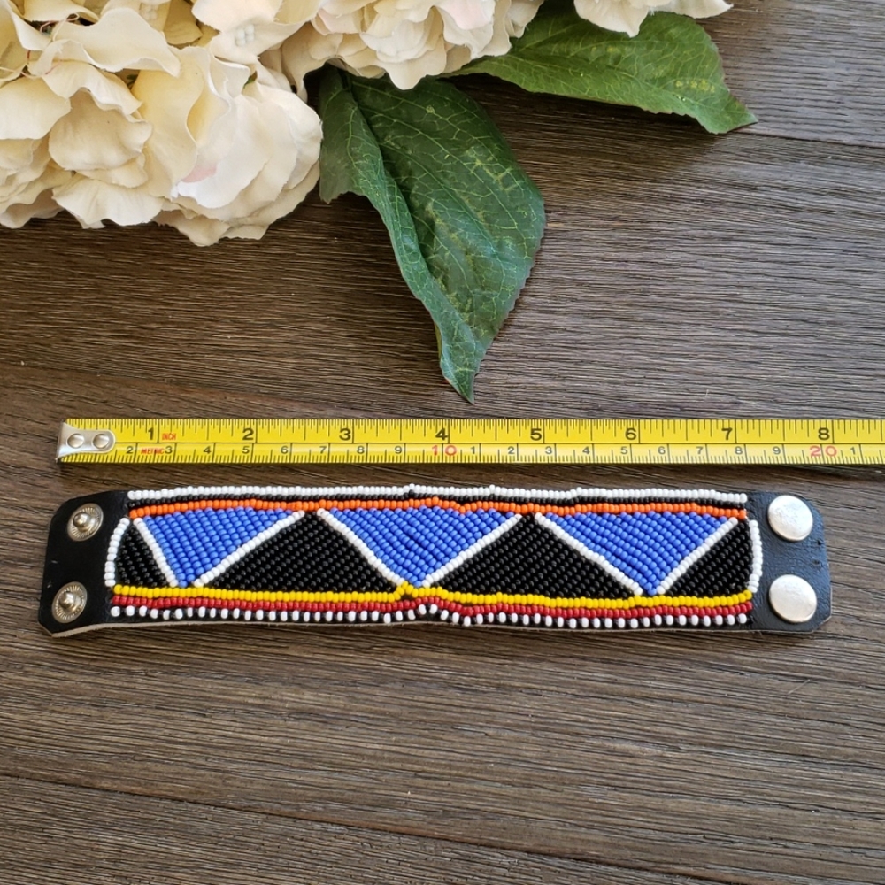 Beaded Cuff Bracelet - image 5